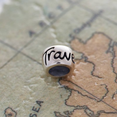Travel Safe Solid Silver Mojo Charm - Name My Jewelry ™