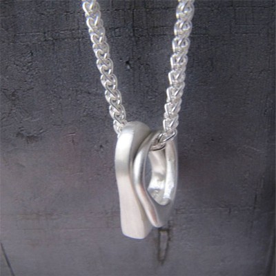 U And Me To Infinity Silver Pendants - Name My Jewelry ™