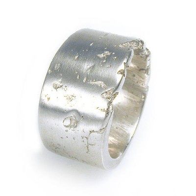Wide Silver Concrete Ring - Name My Jewelry ™