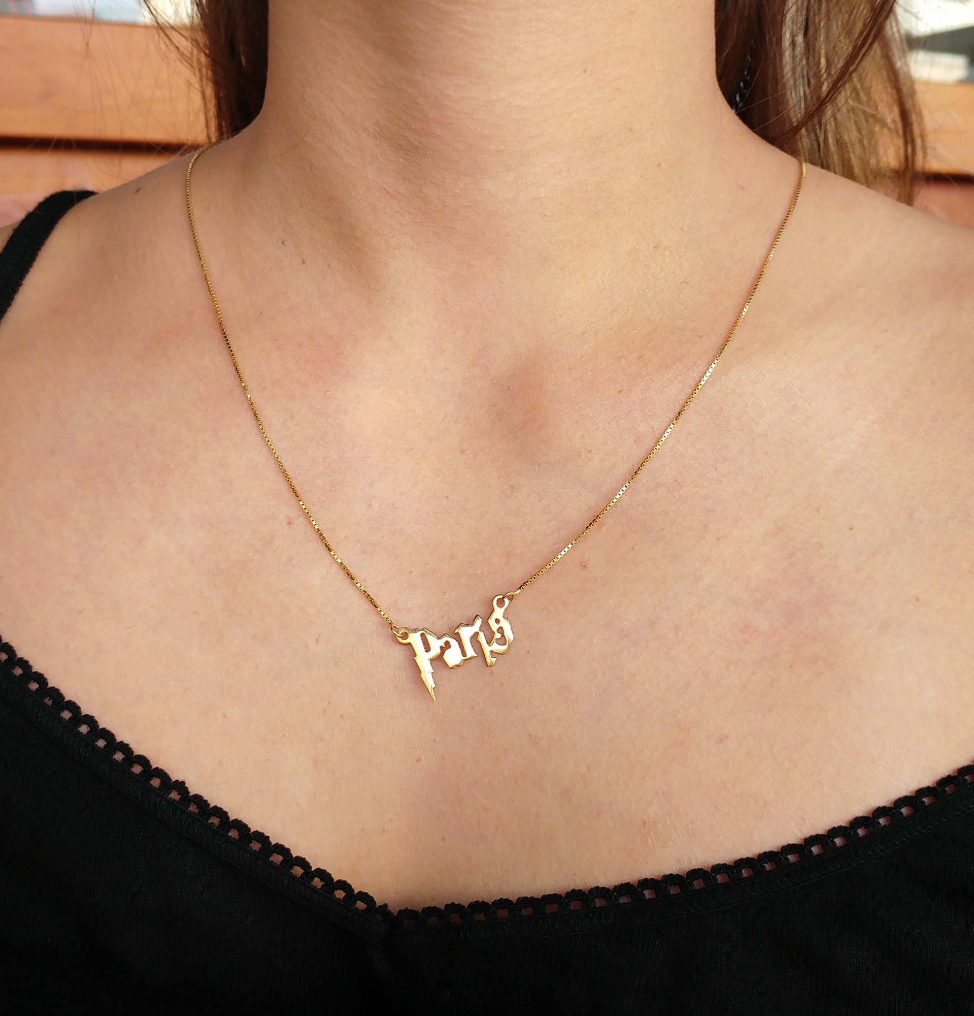 Harry potter name necklace sales