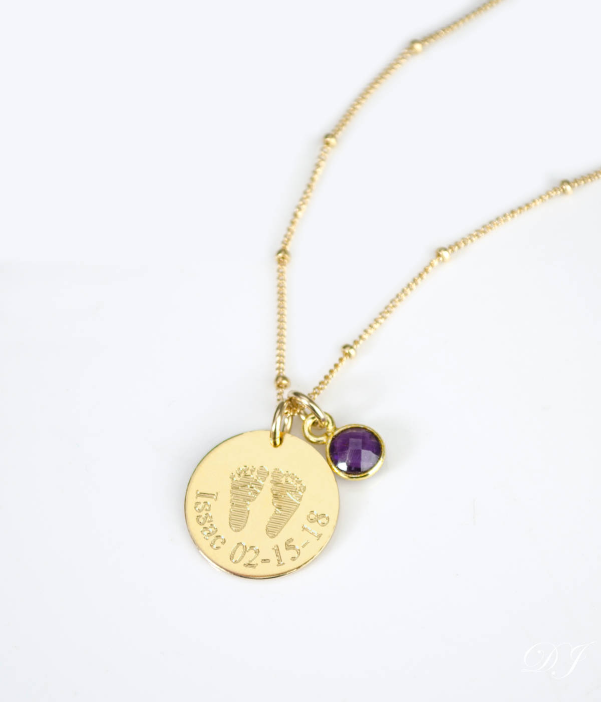 Baby Handprint necklace, Child name necklace, mommy jewelry, kids name necklace, mom necklace Baby Footprints, personalized gift for new mom