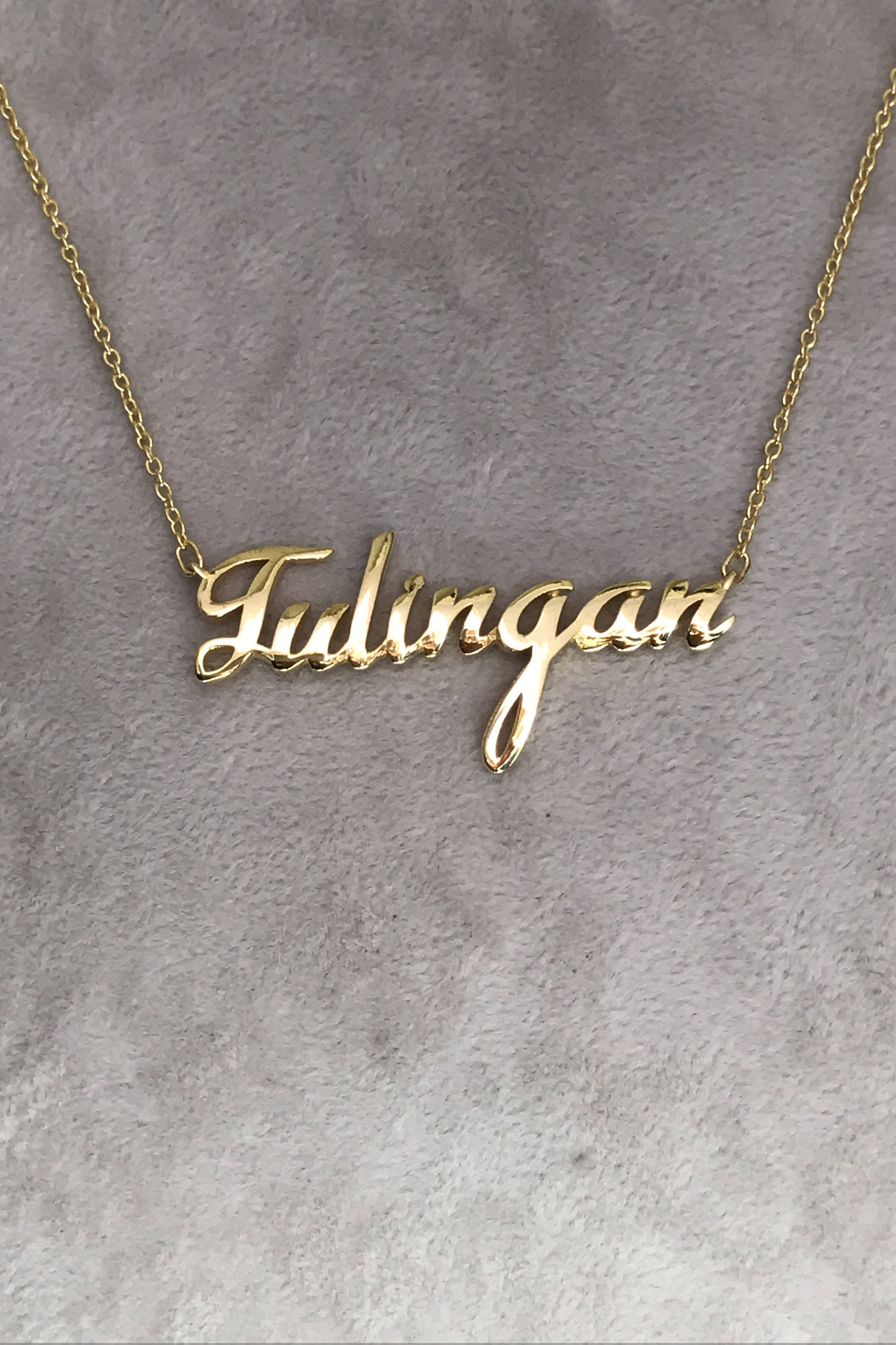 Christmas Gift Name Necklace For Her, Necklace, Custom Name Necklace, Personalized Name Necklace, Bridesmaid Necklace, Name Necklace For Her