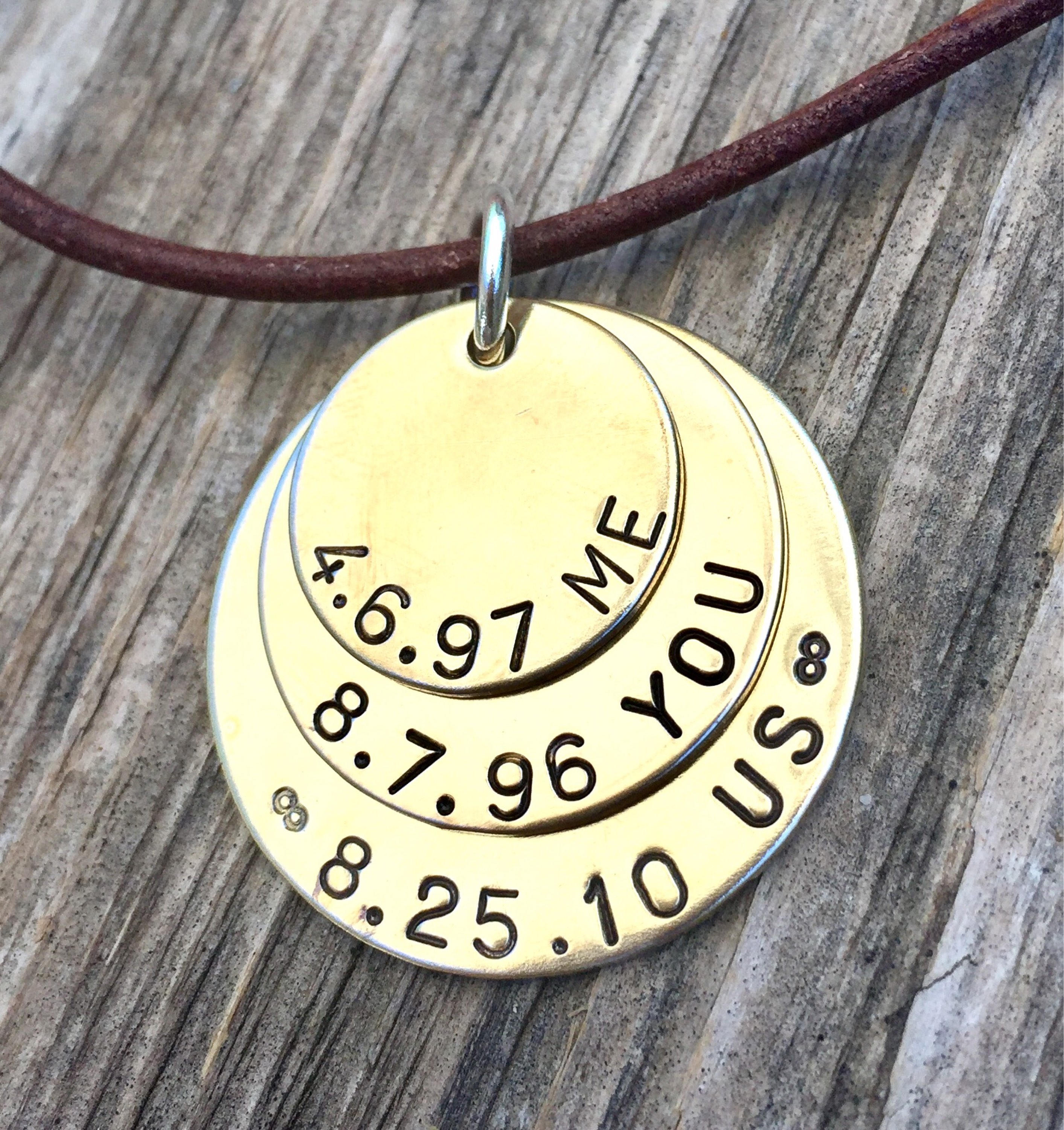 Personalized Mens Necklace, Boyfriend Necklace,  Mens Personalized Necklace, Hand Stamped Mens Necklace, Mens Jewelry, natashaaloha