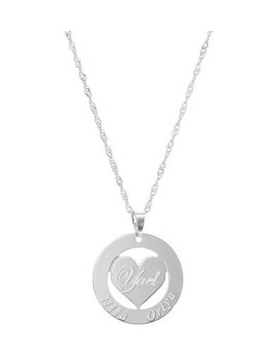 Personalized Mother Necklace - Mom Necklace - Kids Name Necklace - Heart Necklace - Personalized Necklace - Mother Gift - Gifr For Mom