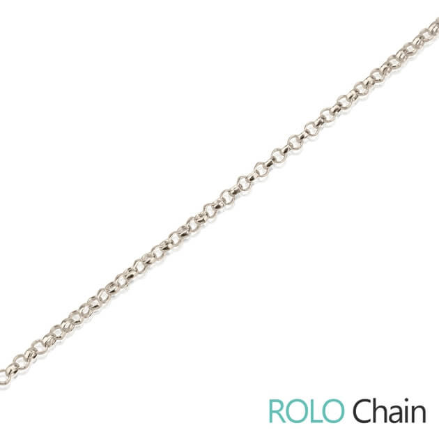 Sterling Silver Circle Monogram Necklace 1.2&quot; with chain