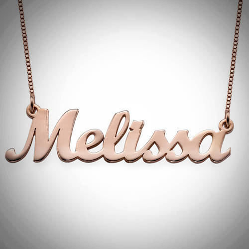 Sterling Silver Nameplate Necklace | Silver Nameplate Necklace | Nameplate | Name Necklace | Nameplate Necklace