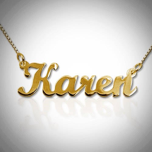 Sterling Silver Nameplate Necklace | Silver Nameplate Necklace | Nameplate | Name Necklace | Nameplate Necklace