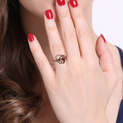 Engraved Baby Feet Ring with Birthstone Sterling Silver  - Name My Jewelry &trade;