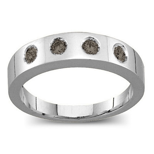 Belt Ring with 2-6 Round Stones  - Name My Jewelry &trade;