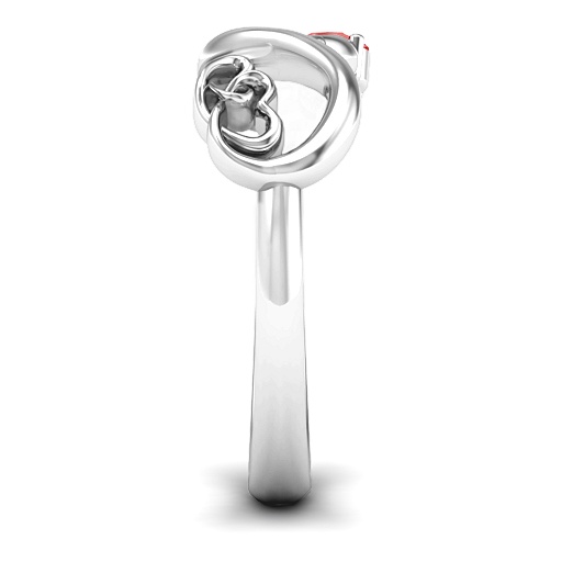 Double the Love Infinity Ring - Name My Jewelry &trade;