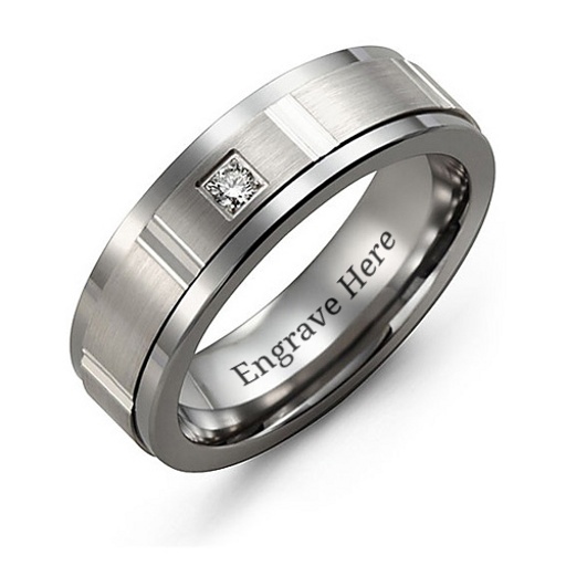 Gemstone Ring with Rope Detailing  - Name My Jewelry &trade;