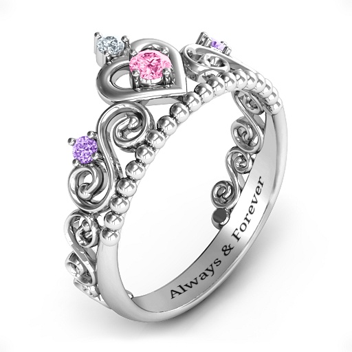 Happily Ever After Tiara Ring - Name My Jewelry &trade;