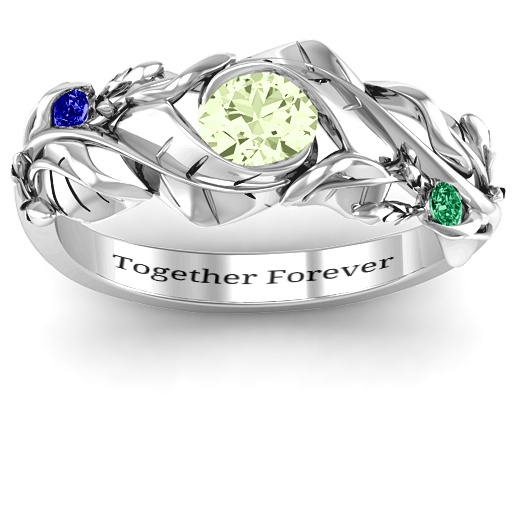 Organic Leaf Ring - Name My Jewelry &trade;