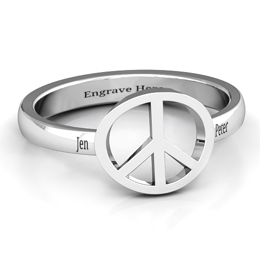 Shanti Peace Ring - Name My Jewelry &trade;
