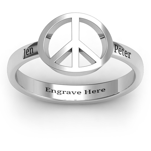 Shanti Peace Ring - Name My Jewelry &trade;