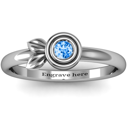 Twin Leaf Ring - Name My Jewelry &trade;