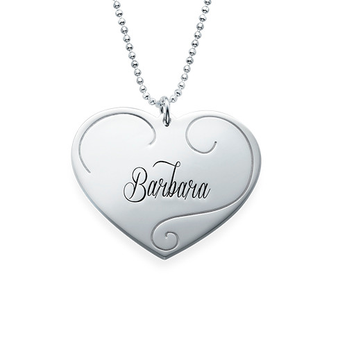 Engraved Heart Pendants - Mother Daughter Jewelry - Name My Jewelry &trade;