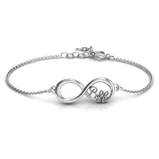 personalized BFF Friendship Infinity Bracelet - Name My Jewelry &trade;
