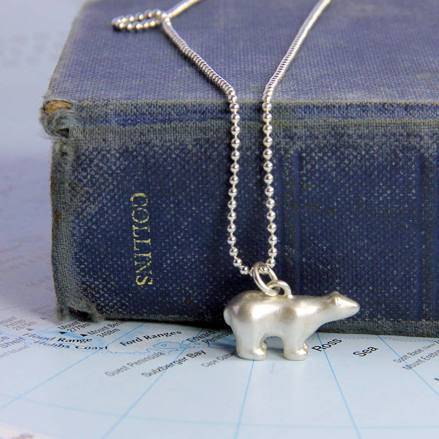 Polar Bear Necklace - Name My Jewelry &trade;