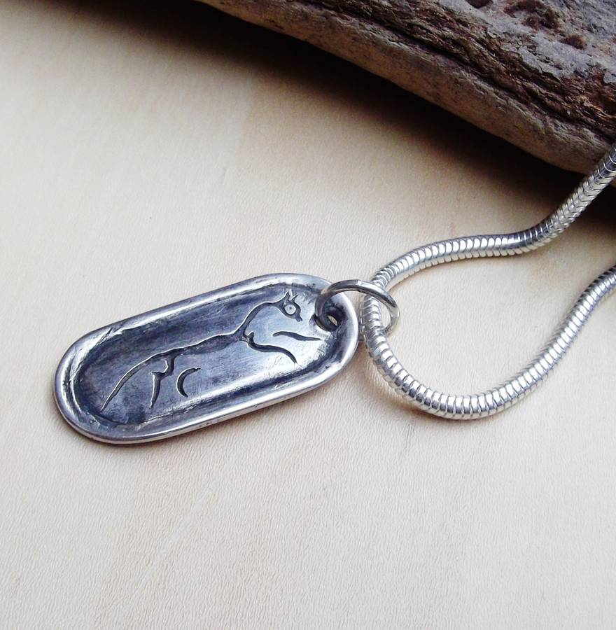 Uffington Horse Silver Pendant - Name My Jewelry &trade;