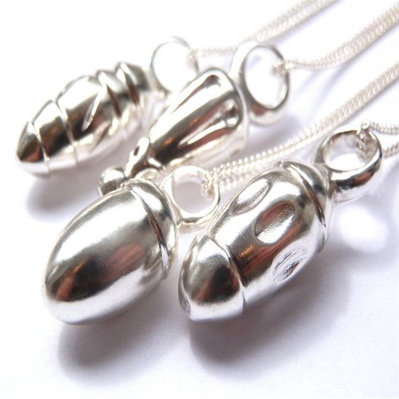 Silver Toggle Twisted Pendant - Name My Jewelry &trade;